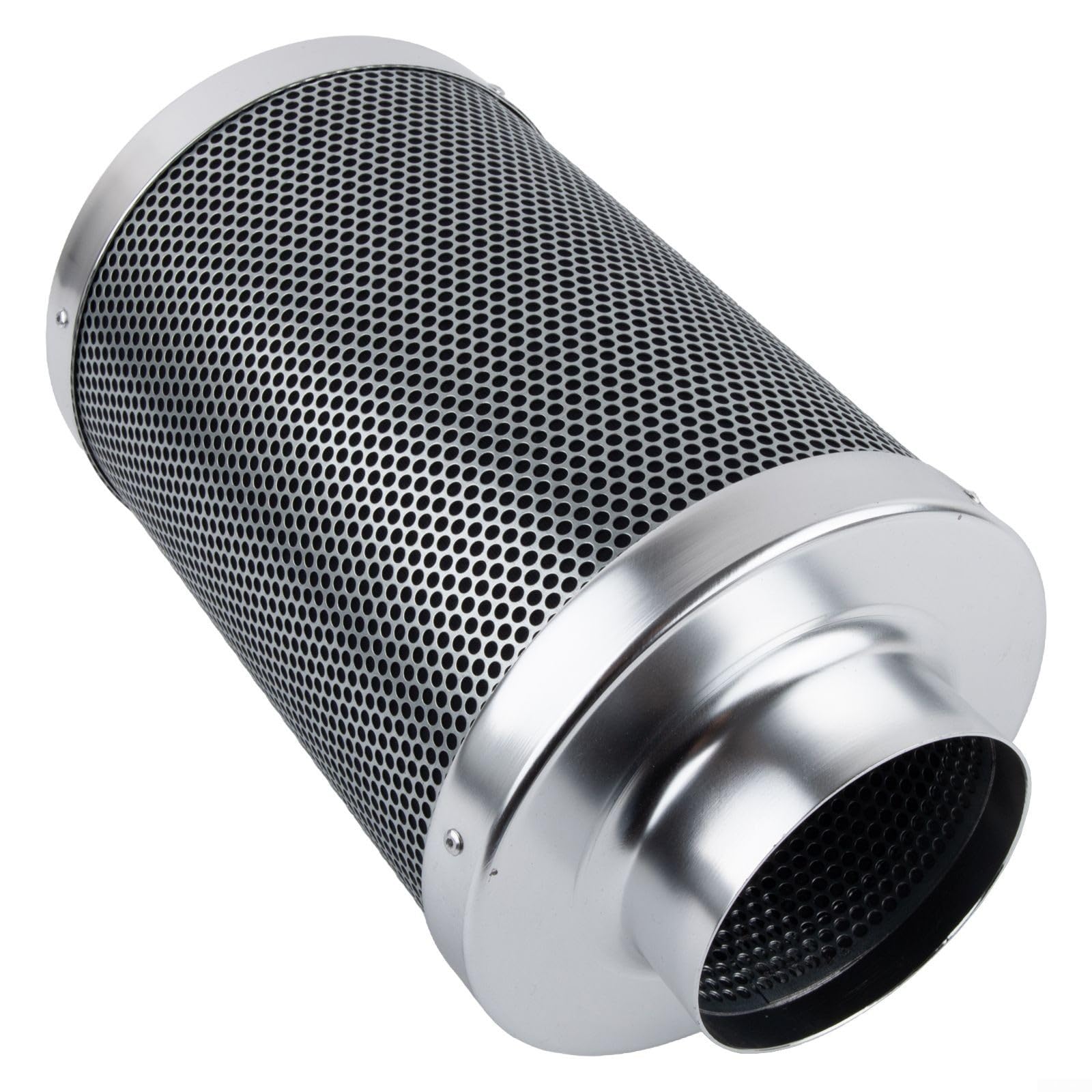 Filtro de carbón activado de 100 mm para control de olores, RC48 ligero con prefiltro para sistema de ventilación hidropónica, tienda de campaña, tubería de invernadero e interior (100 mm x 250 mm)