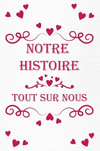 Notre Histoire | Tout Sur Nous: Le livre qui raconte votre histoire d'Amour | Carnet à remplir à deux | Questions, mini jeux, portrait chinois… | ... anniversaire de mariage ou de rencontre, Noël