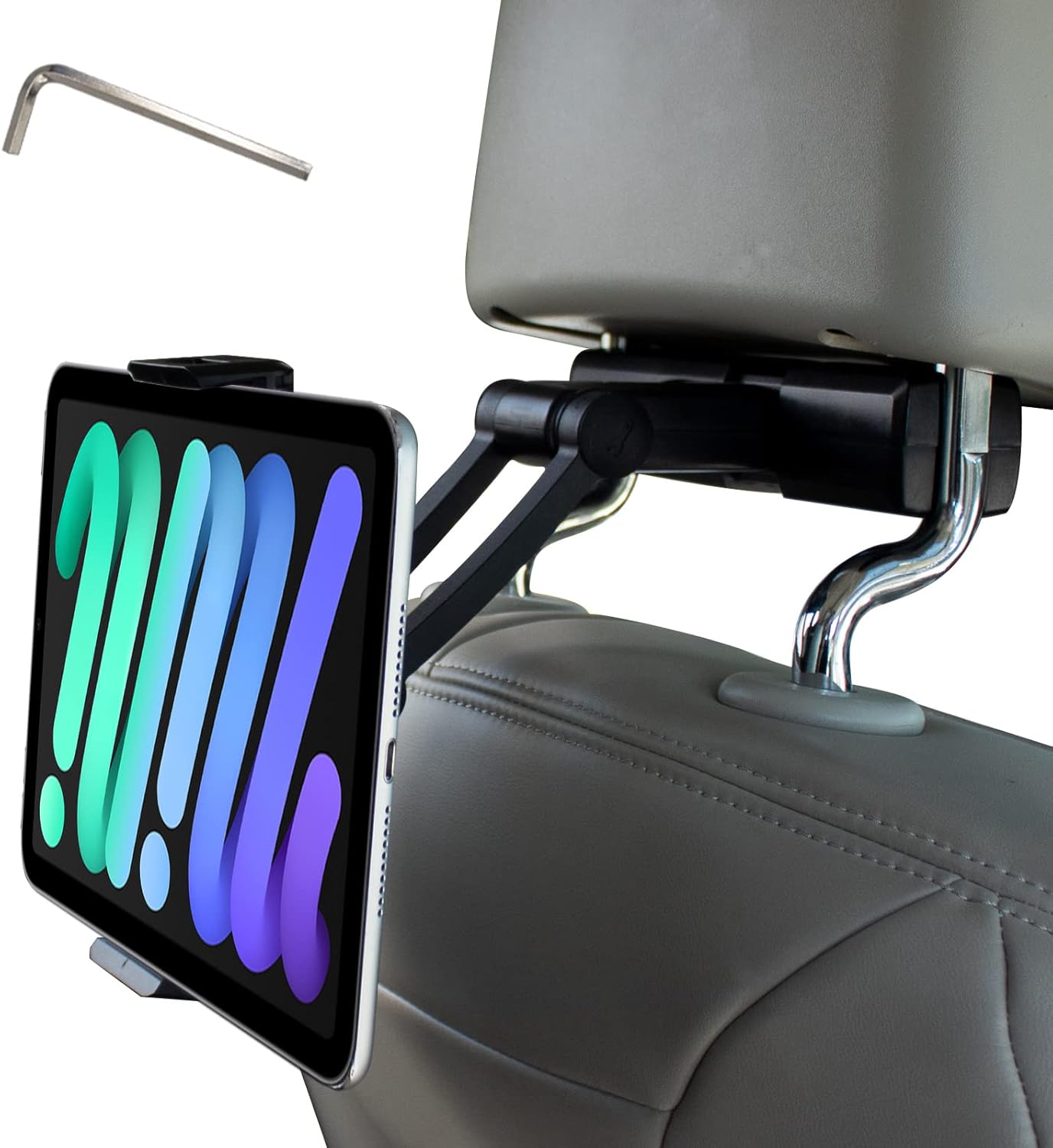 HamBear Car Headrest Mount, Tablet Holder for Rear Row