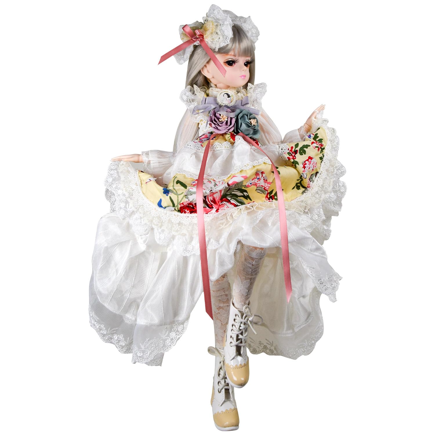 Proudoll 1/4 BJD Doll 45cm 18in Ball Jointed SD Dolls 23 Move