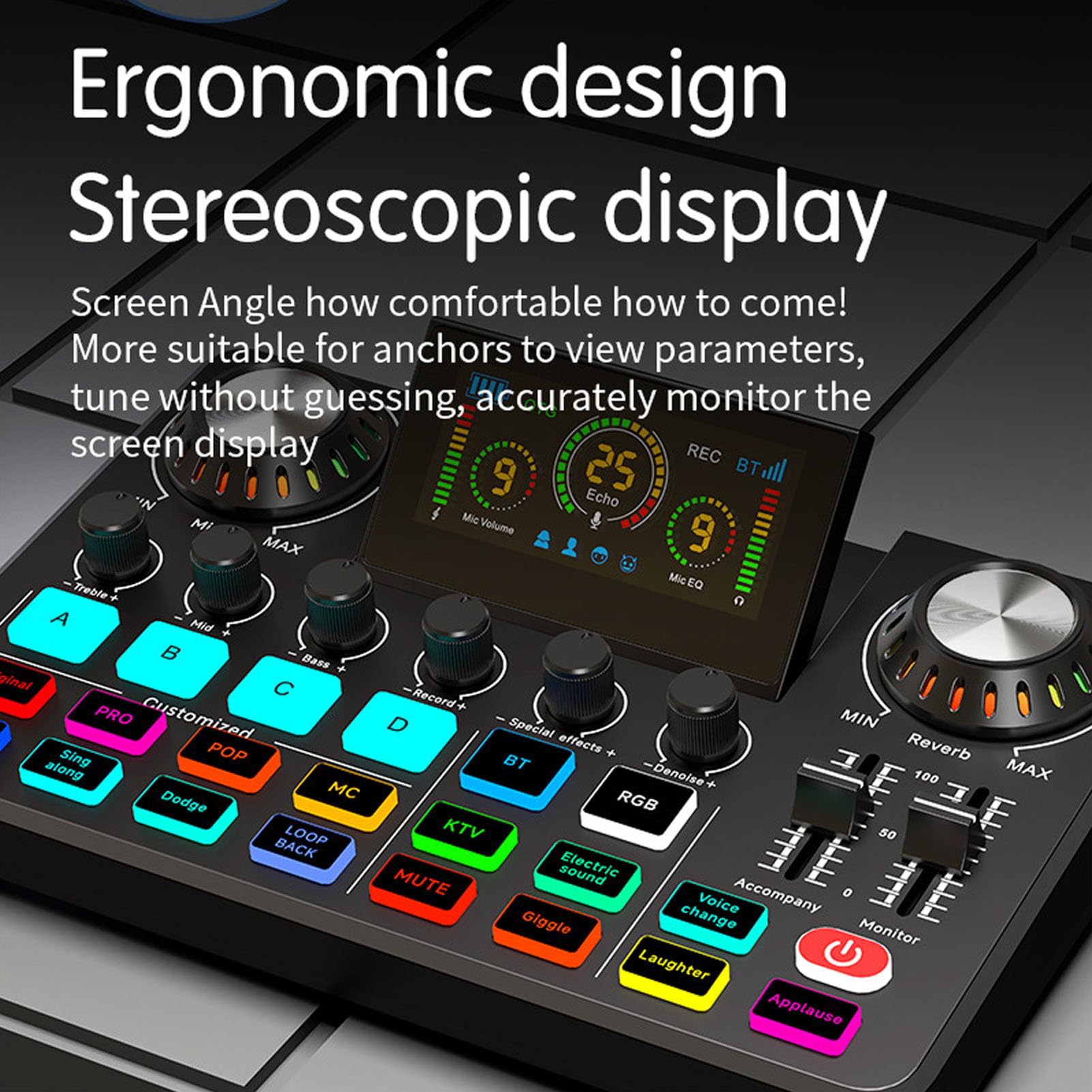 Sxhlseller Komplettes Podcasting-Kit |Kondensatormikrofon in Studioqualität mit LED-Anzeige, Mixer mit Zwei Eingängen und Galgenarm für Streamer, Podcaster, Plug & Play-Setup