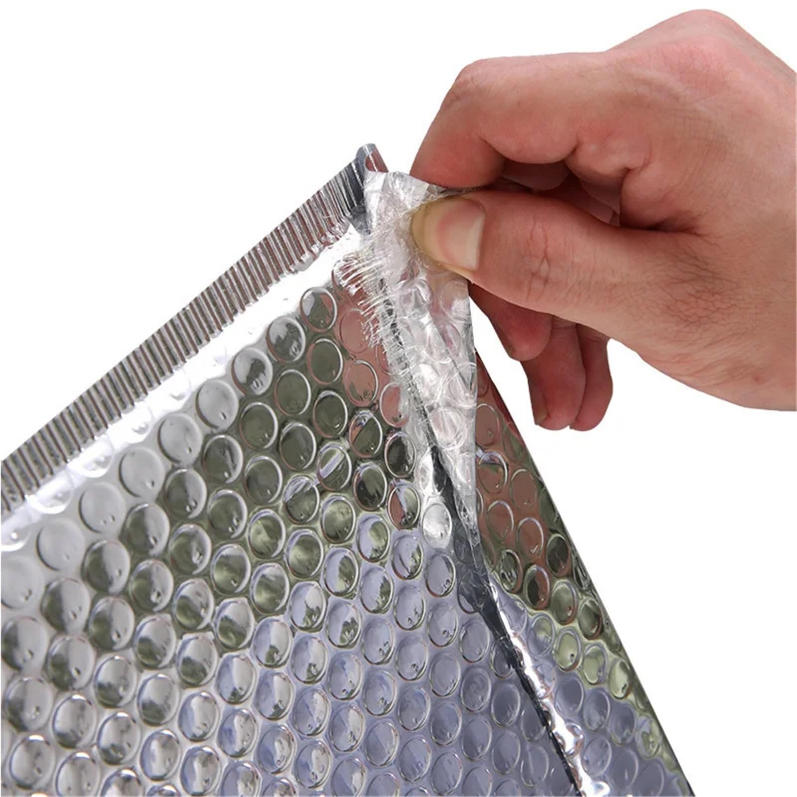 Bolsas De Plástico De Burbujas Paquetes de 100/50/20 sobres acolchados burbujas plateados aluminizados, ideales for envíos con bolsas autosellables(30X40CM 20pcs)