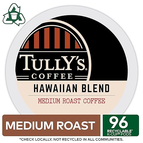 Miniatura 3 de Tully's Coffee Hawaiian Blend Single-Serve K-Cups, caja de 24 K-Cups, caja de 4 cajas