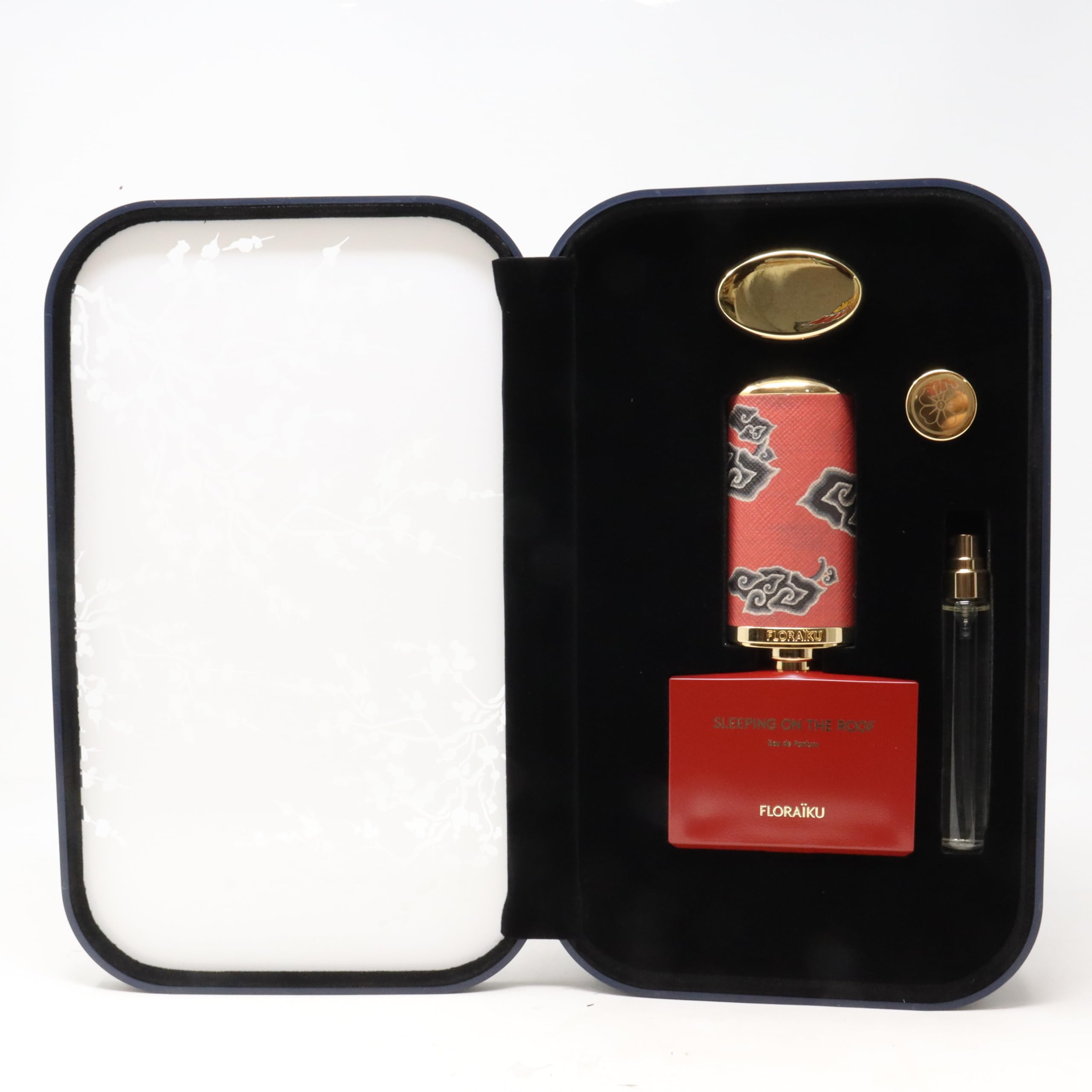 Floraiku Sleeping on the Roof for Everyone Eau de Parfum Spray Set, 1.69 Ounce + 0.33 Ounce | Unisex Fragrance with Verbena, Orange Blossom, Lily of