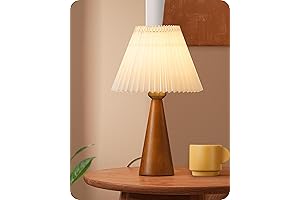 EDISHINE Modern Pleated Table Lamp