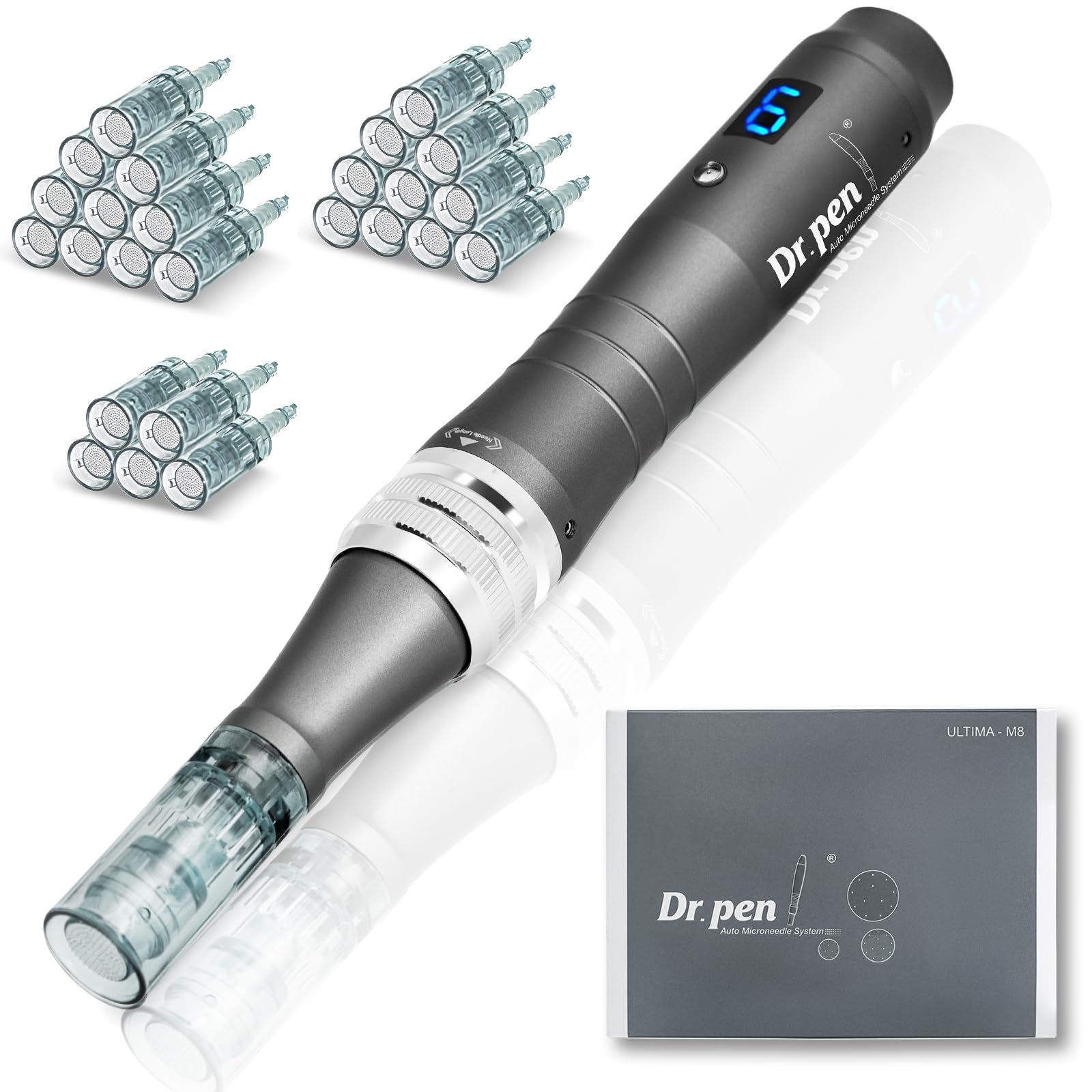 Dr. Pen Microneedle Roller Pen for Home Use - Microneeding Roller Pen for Women Men - Micro Needle Roller Pen for Skin Tools