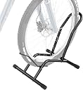 Bike Floor Stand Indoor Bike Stand for Garage/Home,Adjustable Bicycle Parking Stand Fit for 16"-29" Wheel Mini/Mountain/Road Bikes Heavy Duty Metal