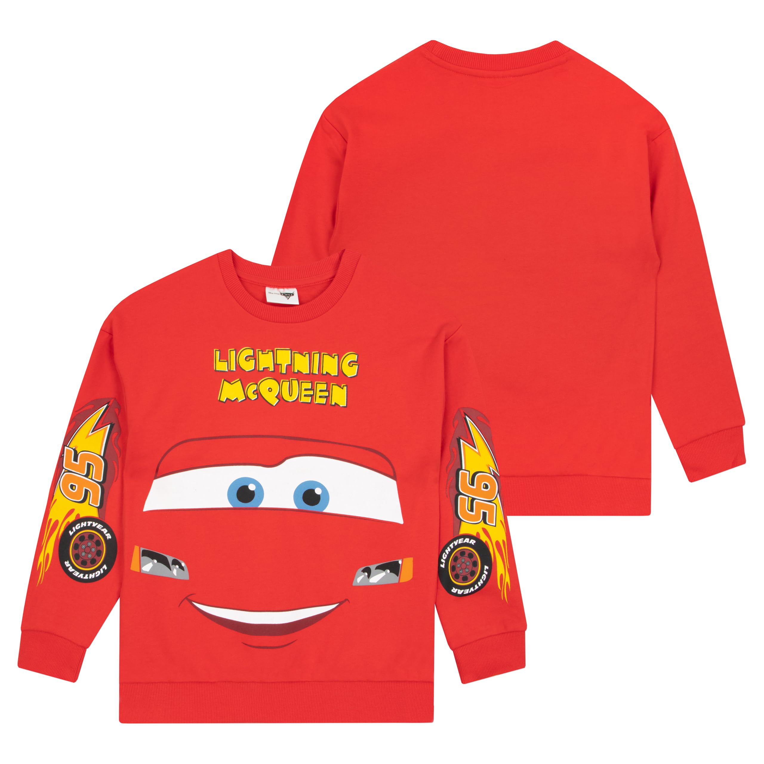 Disney Cars Bluza Chłopców | Sweter Lightning McQueen | Ubrania Lightning McQueen | Bluzy Dla Chłopców