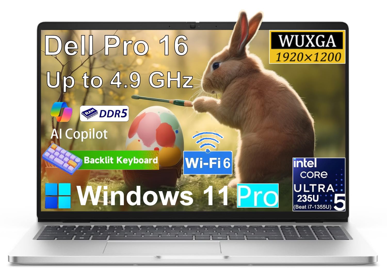 Amazon.com: Dell Pro 16 Premium Business Laptop | Next Gen Ultra 5