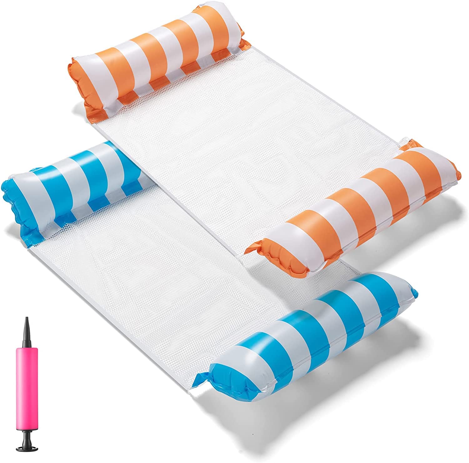 2 materassi ad aria per piscina, giocattolo per adulti, 4 in 1, accessori gonfiabili, accessori per piscina, amaca ad acqua, amaca per poltrona, materassi, seduta