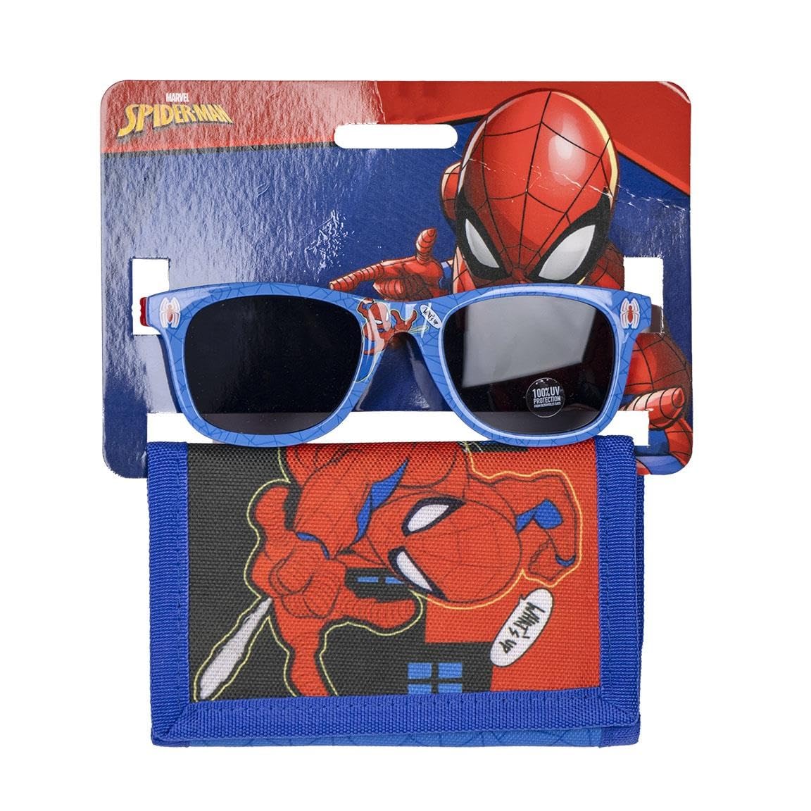 CERDÁ LIFE'S LITTLE MOMENTS Unisex Kid's Spiderman Sunglasses and Wallet Set, Multicolor, Standard