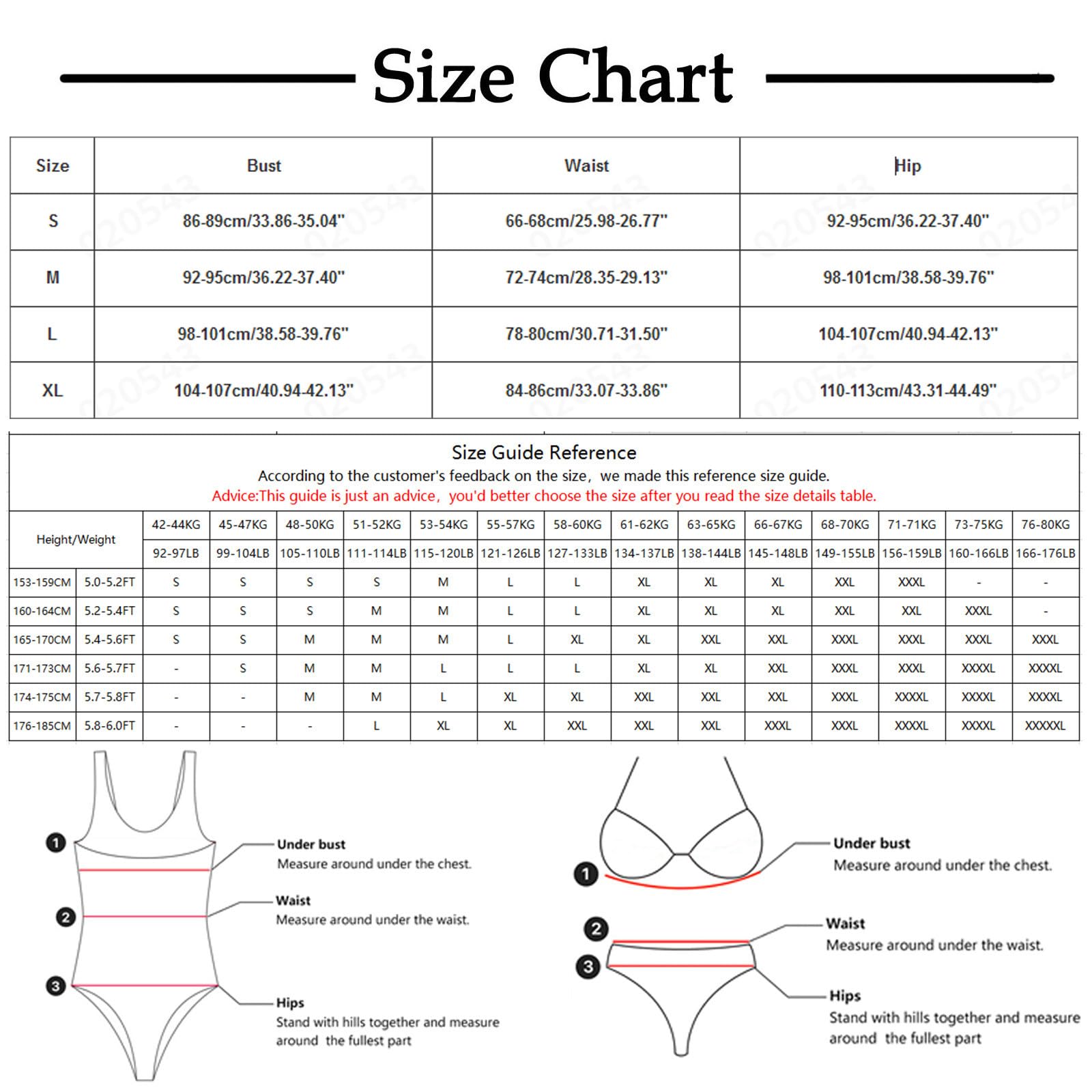 Generic 2025 - Bikini da donna in tinta unita, 3 pezzi, costume da spiaggia diviso, 2026