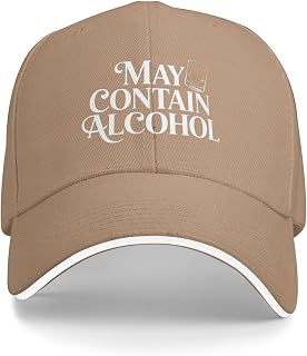 May Contain Alcohol Hat Women Funny Baseball Cap Funny Gifts for Women
