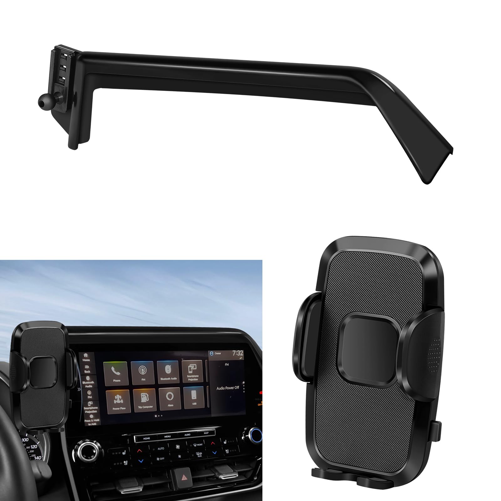 Peleus Highlander 8" screen mount