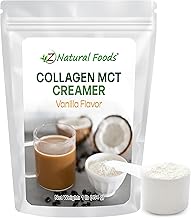 Z Natural Foods Collagen MCT Oil Creamer - Pure MCT Creamer Powder with Collagen Peptides - Collagen Creamer for Coffee, Tea & Culinary Use - Healthy Creamer, Keto & Paleo Friendly, Vanilla, 1 lb