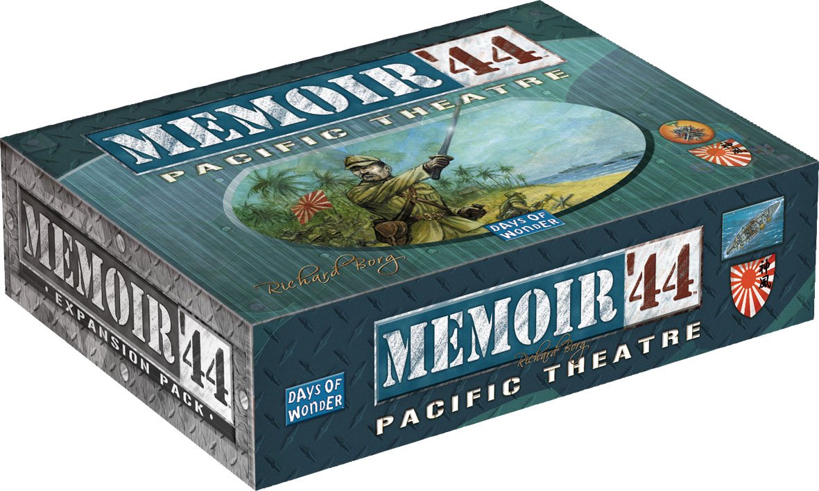 Asmodee Days of Wonder | Pamięć 44 - rozszerzenie Pacific Theatre | Gra planszowa | Od 10 lat | 2 graczy | 90 minut