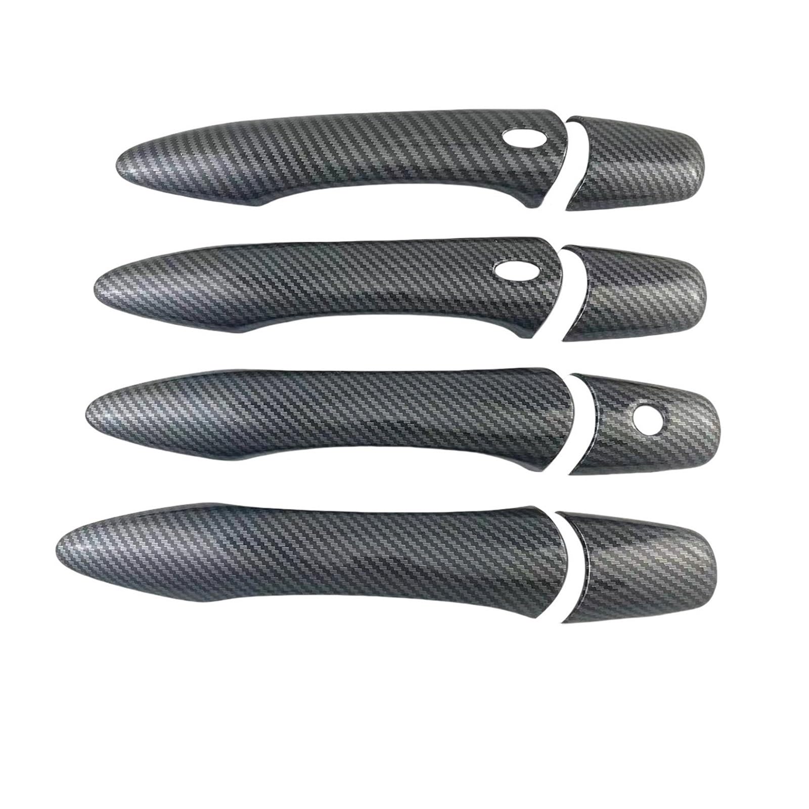 Trash Bin Carbon 2Smart Side Door Handle For Nissan For Patrol Y62 For Armada For Tule 2017-2024 Side Door Handle Covers Stickers Car Accessories(Carbon 2Smart)