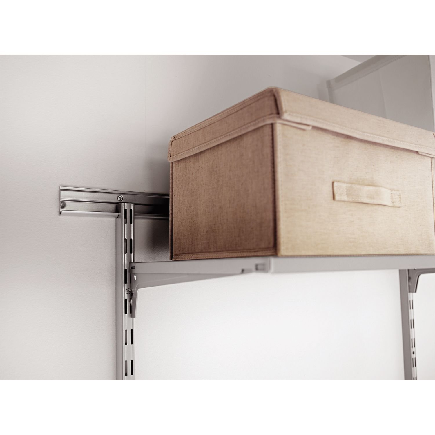 Element System - Supporto PRO, acciaio, 1 pezzo, bianco alluminio RAL 9006, 10105-00603
