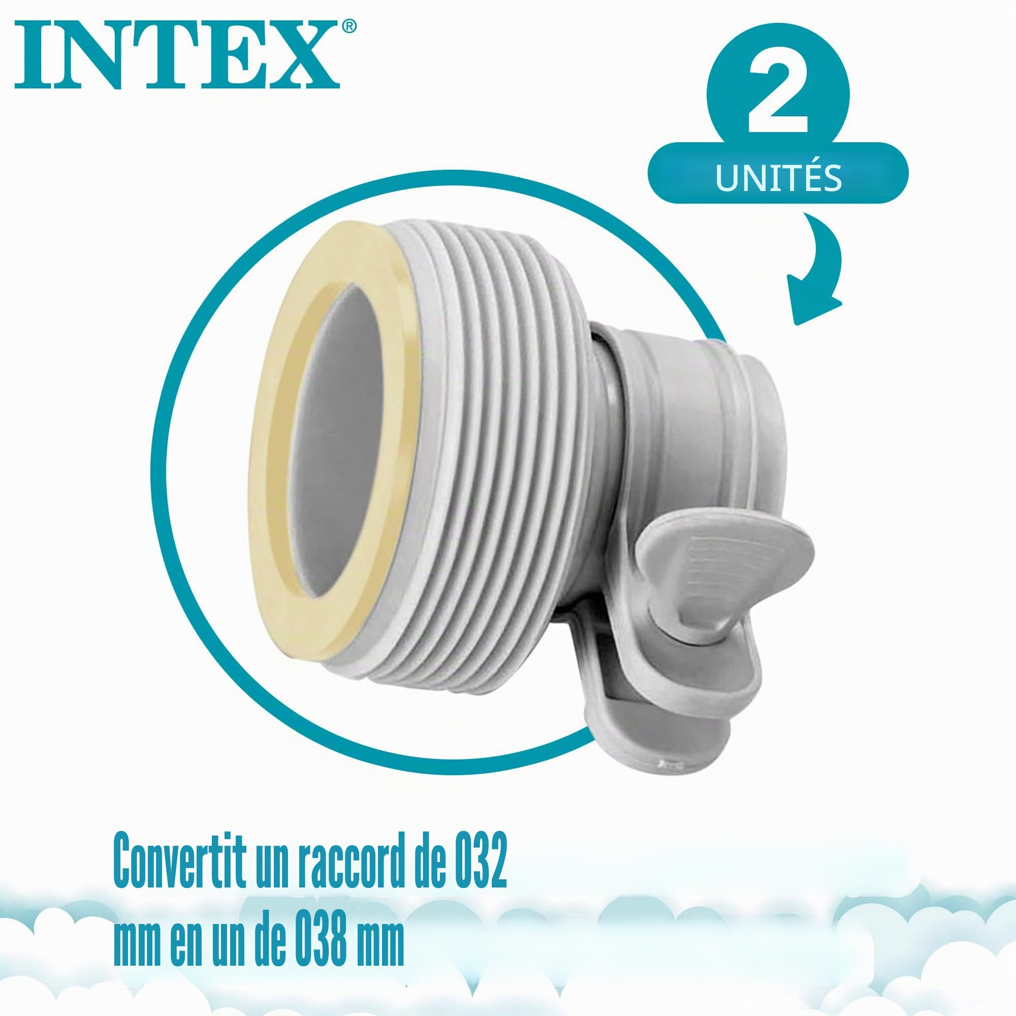 Intex Lot de 2 adaptateurs 32-38mm