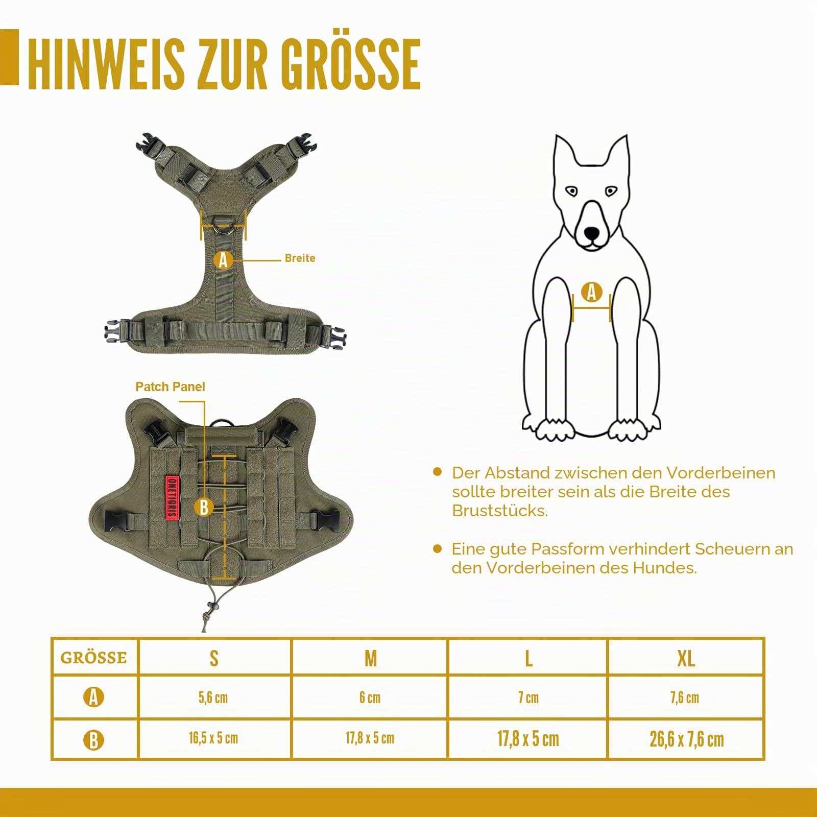 OneTigris Hundegeschirr, FIRE Watcher 2.0 Taktisches Geschirr 2 Metallschnallen MOLLE Sicherheitsgeschirr Service Hunde Hundeweste mit 1 Griffe und 2 No-Pull D-Ring 1000D Nylon - Grün S