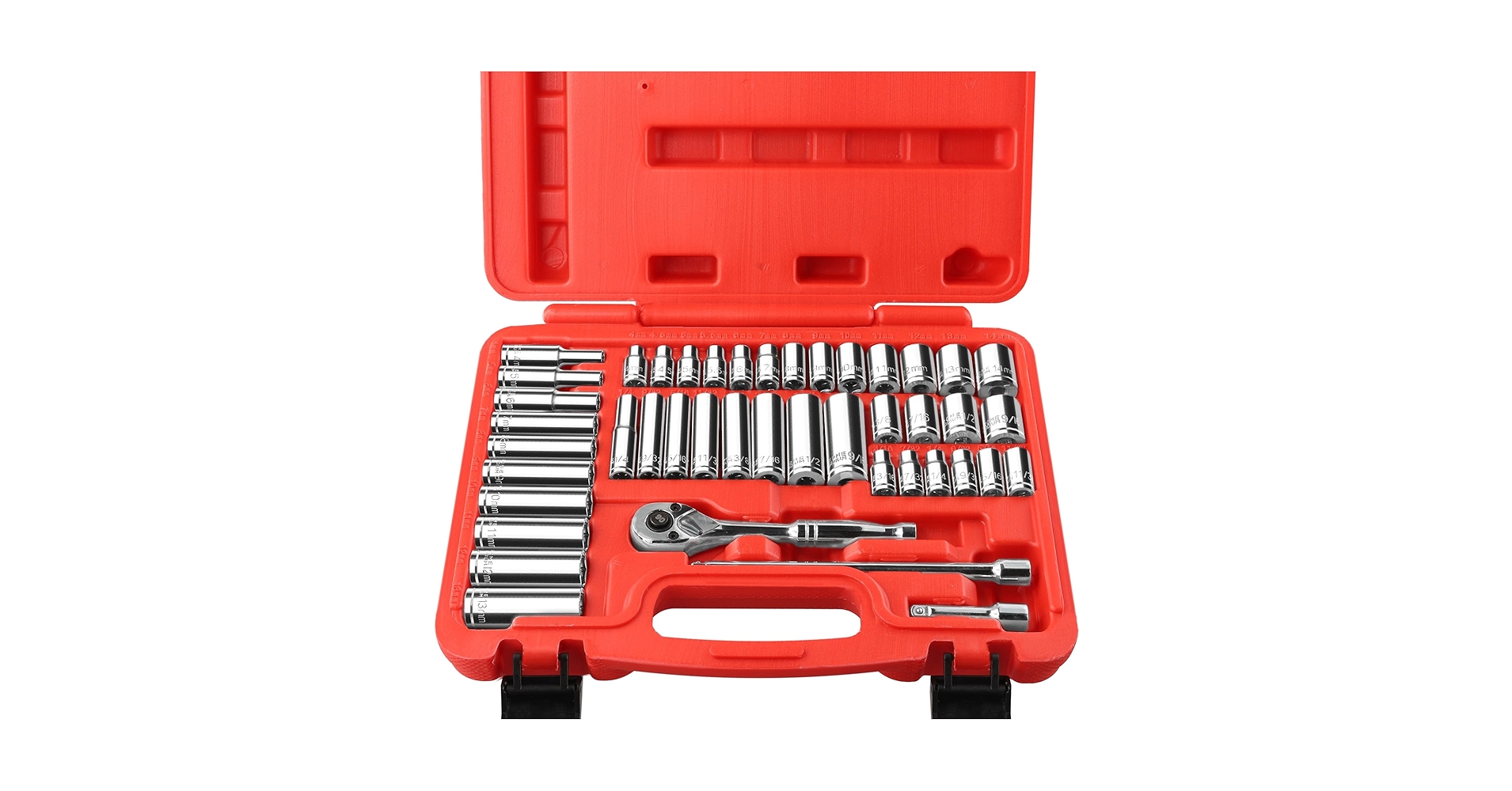MIP レンチ セット Amazon.com: pgroup 44-Piece 1/4 Inch Drive SAE (3/16 in - 9