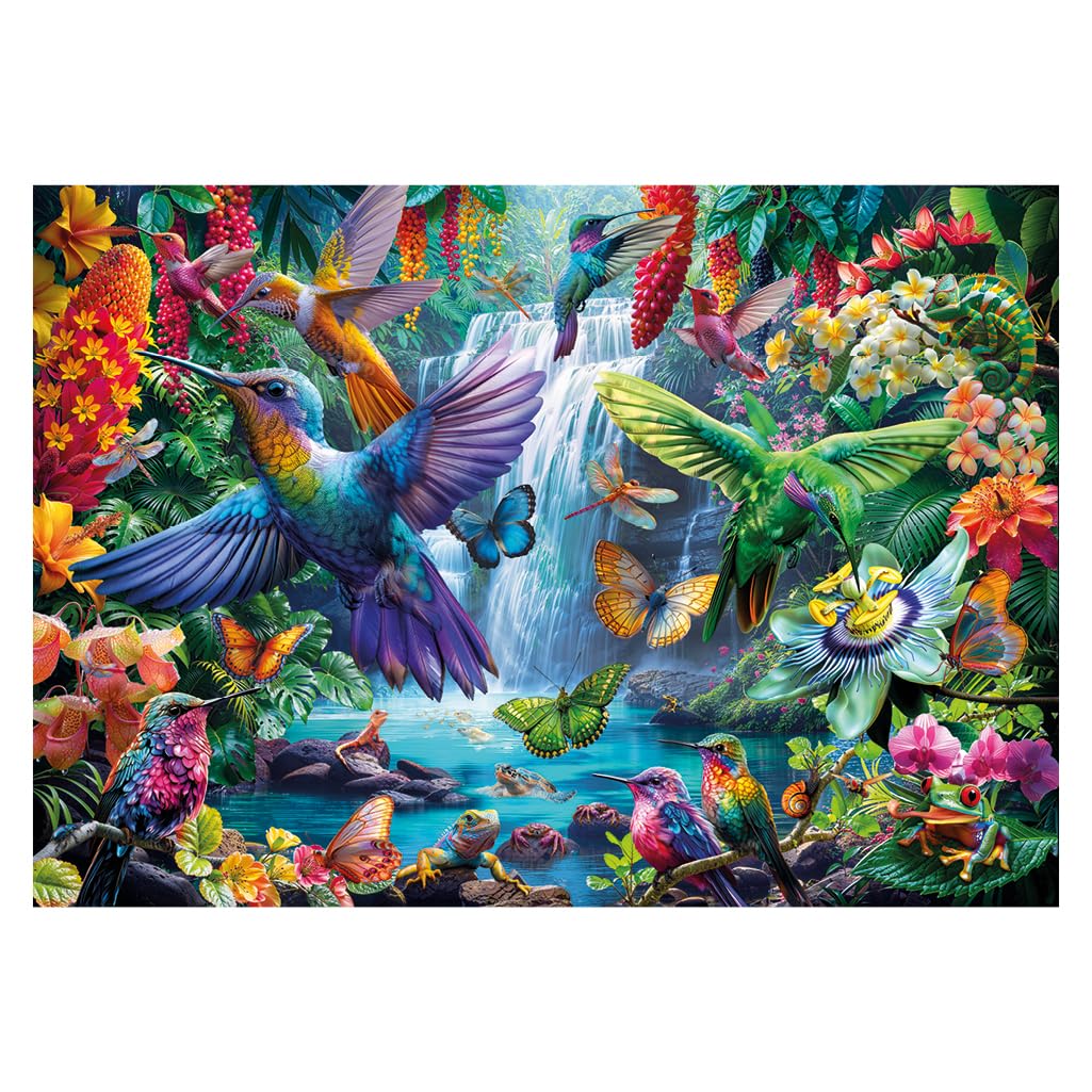 Wentworth Wooden Puzzles Puzzle 140 pièces pour adulte, motif de pièces irrégulières, motif Jessica White pour les amoureux des animaux et des oiseaux, bois provenant de sources durables et fabriqué