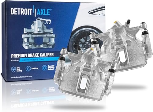 Miniatura 56 de Detroit Axle - Pinza de freno delantera derecha con soporte de repuesto para Chevrolet Equinox Captiva Sport Pontiac Torrent Saturn Vue Suzuki XL-7