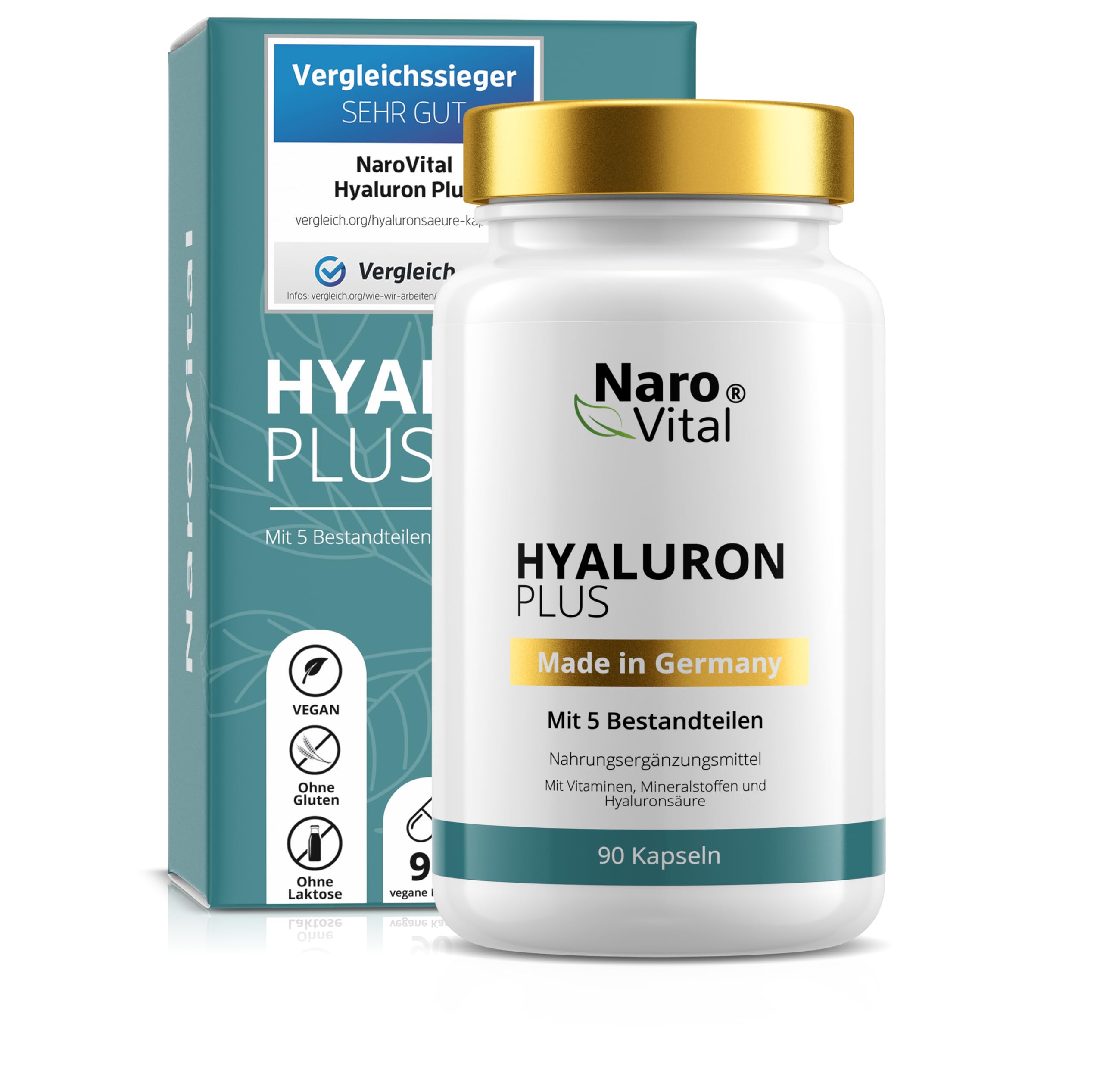 Hyaluronsäure Kapseln mit 500 mg Hyaluron