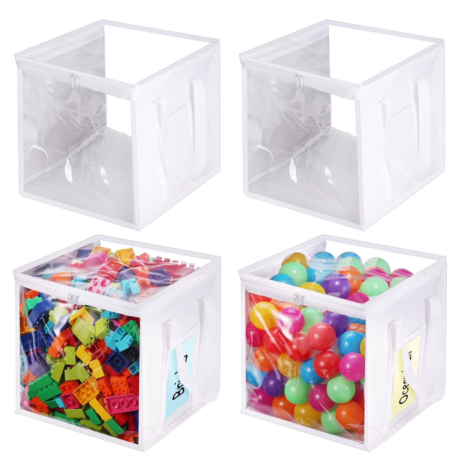4 Packs Large Toy Storage Bins 12