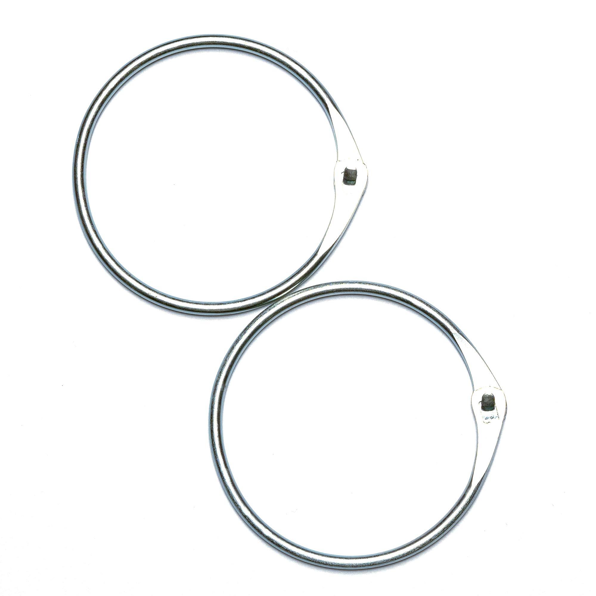 5x Stahl Warenringe 12cm - Verzinkt Mit Aufklapp-Verschluss Für Ordnung