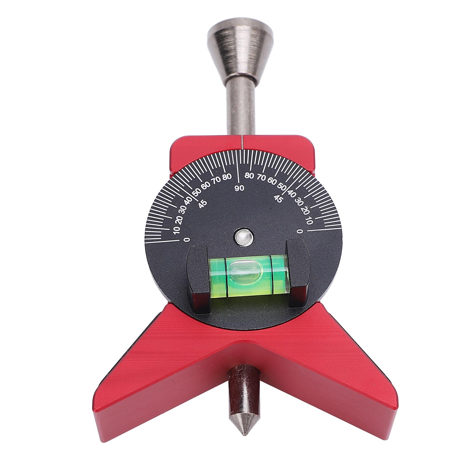 Acouto Trova Centro Tubi Magnetico, Strumento a Forma di Y con Goniometro a Livella a Bolla Scala per Tubi da 1-1/2 a 6 Pollici, Ideale per Tubisti e Saldatori