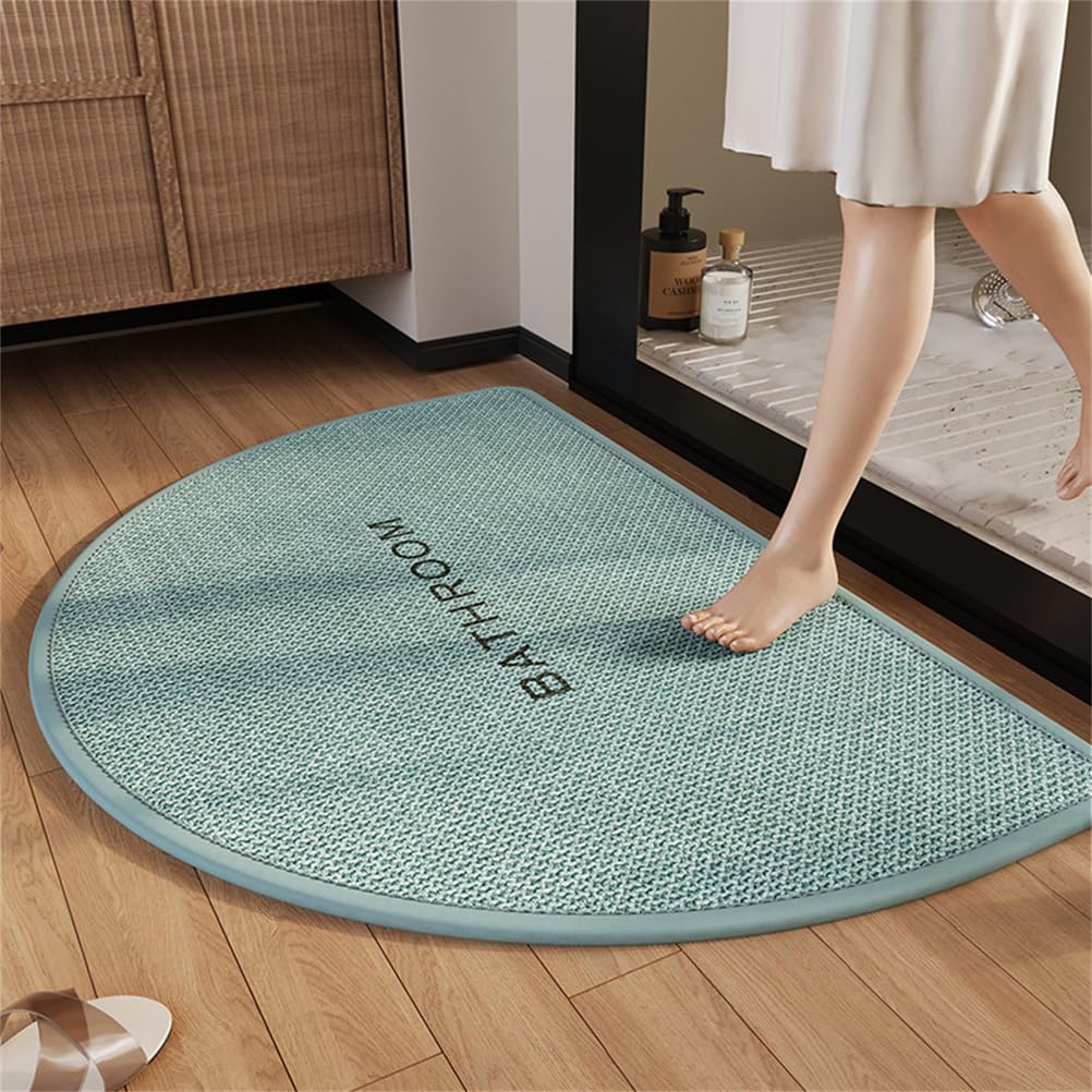 Tapis de bain fin qui se glisse sous la porte pour éviter les glissades