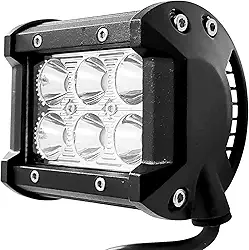 Farol De Milha Automotivo Auxiliar Universal 18w Quadrado 6 LED Bivolt 10V - 30V DC Bivolt 6000K P/Carro Moto Quadriciclo Caminhão Onibus Picape- Pronto Para Instalação !!