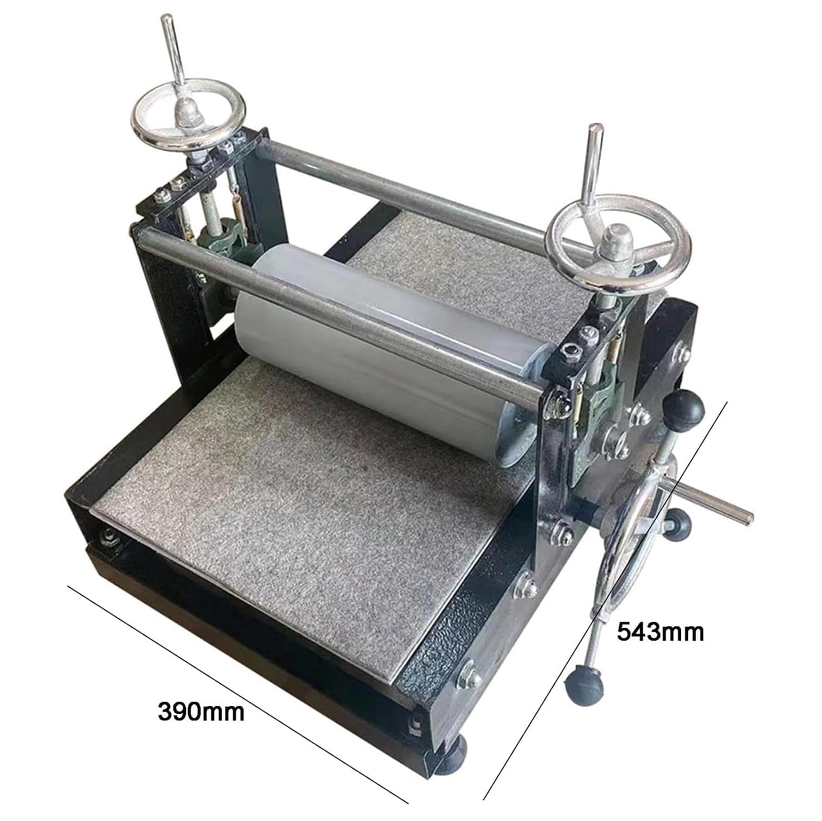 Presse à gravure manuelle avec réducteur de vitesse, taille d'impression 390 x 543 mm, prend en charge la presse à lettres et la gravure pour gravures sur papier, bois et métal