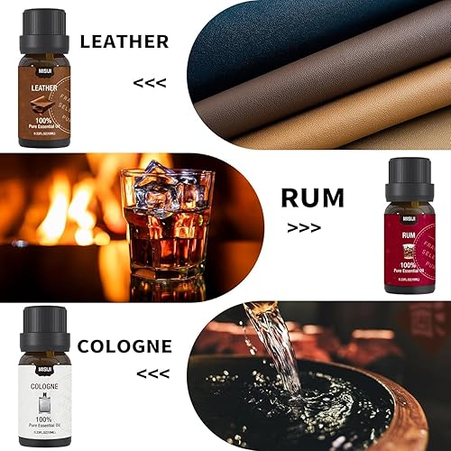 Miniatura 6 de Juego de aceites esenciales para difusor para el hogar, aceites difusores de aromas para aromaterapia, lavandería, fabricación de velas y jabón,