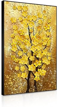 Amazon Co Jp 幸運の木 玄関 置物 風水 アート 絵画 販売 壁掛け 玄関に飾る絵 開運 金属フレーム 豪華な油絵 古典芸術パネル 金のなる木 風水 壁掛け 絵画 玄関 アートパネル 金の木 絵画クラシック高級室内装飾絵画 ホーム キッチン