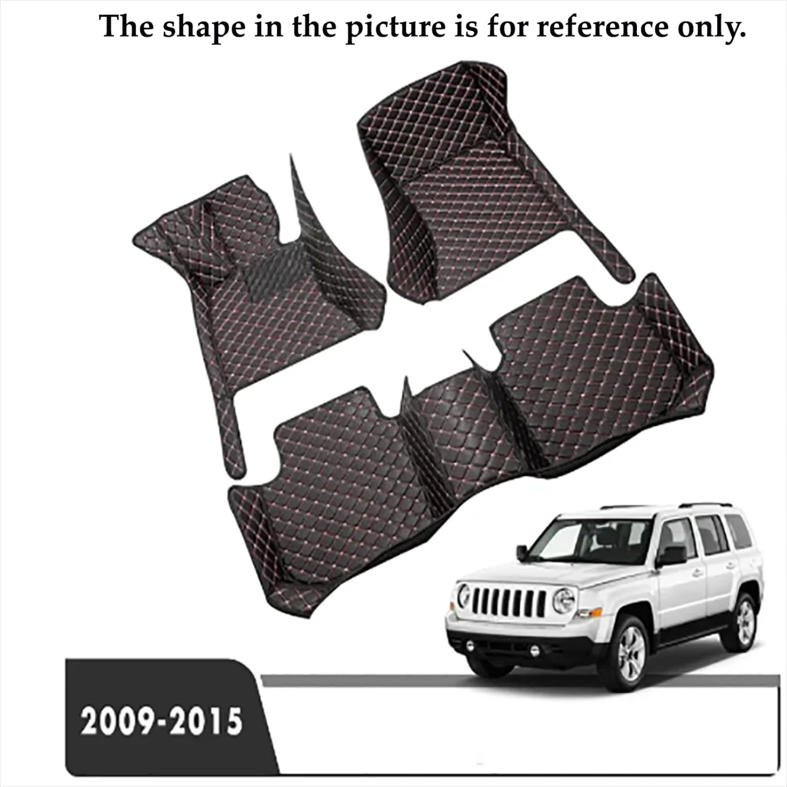 Dywaniki Samochodowe dla Jeep Patriot Liberty 2009-2015, Akcesoria do wnętrz samochodowych Dywaniki na zamówienie Produkty Dywaniki samochodowe Lhd