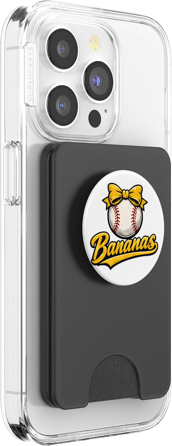 Funny Banana Coquette Bow Kids Girls Boys Youth Men PopSockets PopWallet for MagSafe