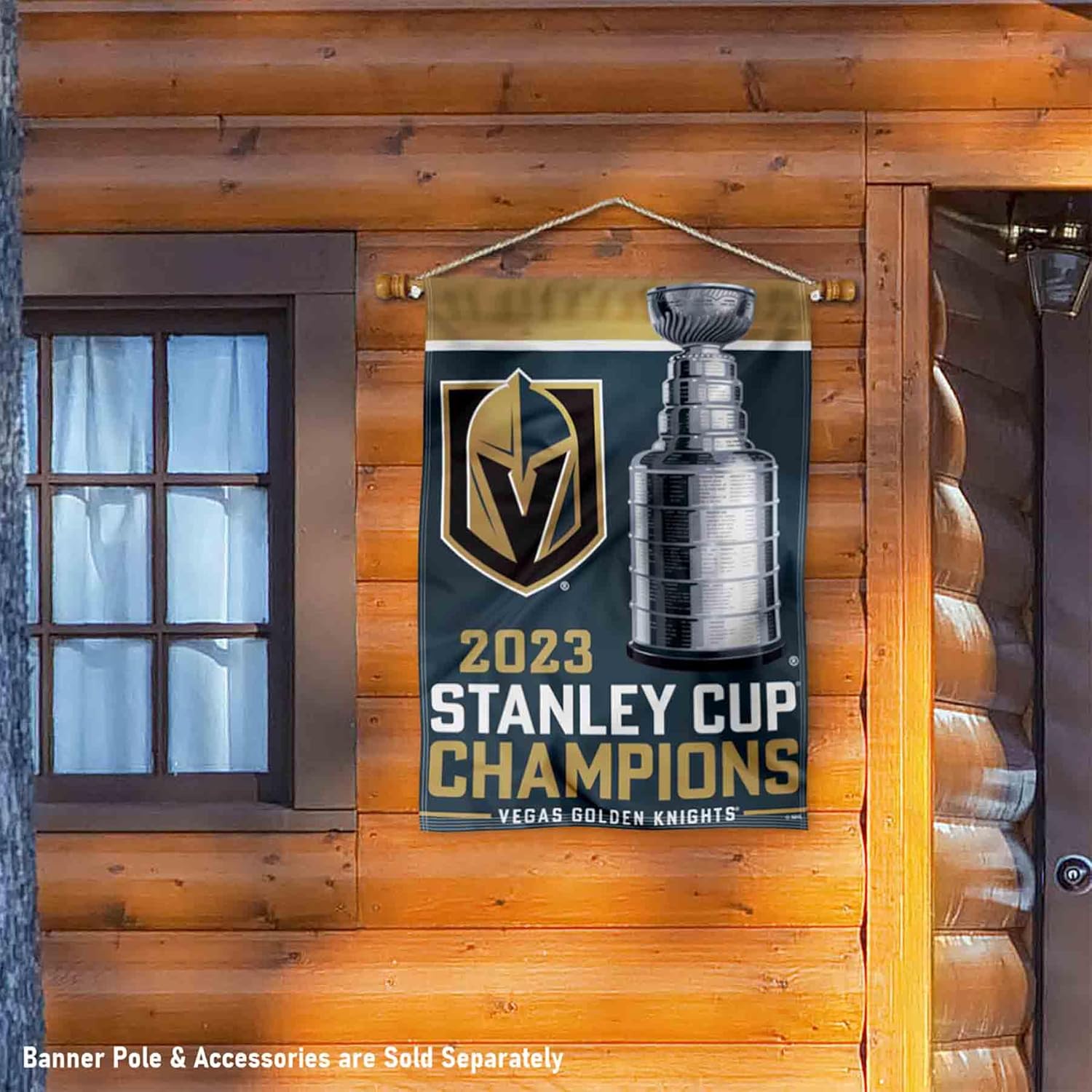 Vegas Golden Knights 2023 Stanley Cup Champions Banner Flag - Image 3