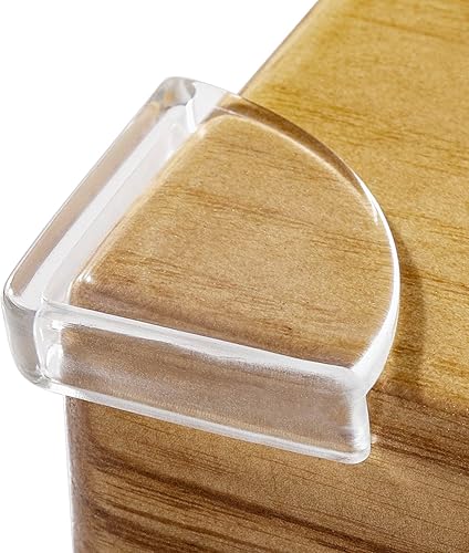 Protector de esquina para bebé (paquete de 24) Protectores de esquinas transparentes, protector de esquinas para muebles y parachoques de seguridad