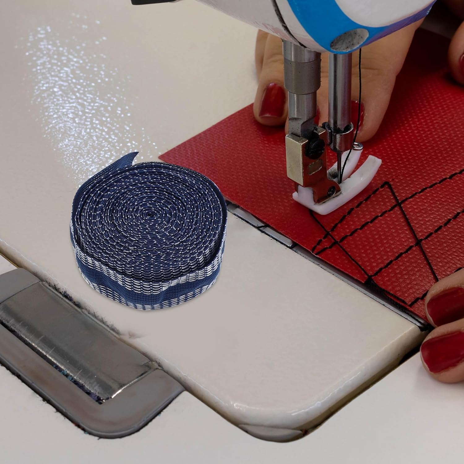 SEWACC 4 Rolls Hem Tape Iron-On: 5-Yard Seamless Adhesive Web for Pants Skirts Dresses Washable No-Sew Double-Sided Fabric Strip for Clothing Alteration