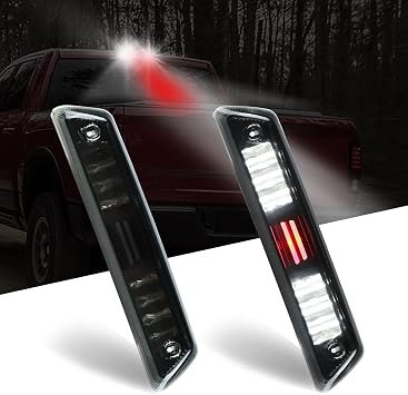 LED Third 3rd Brake Light Rear Cargo Lamp Assembly High Mount Stop light Fit for Ford F150 2009-2014 Smoke Lens