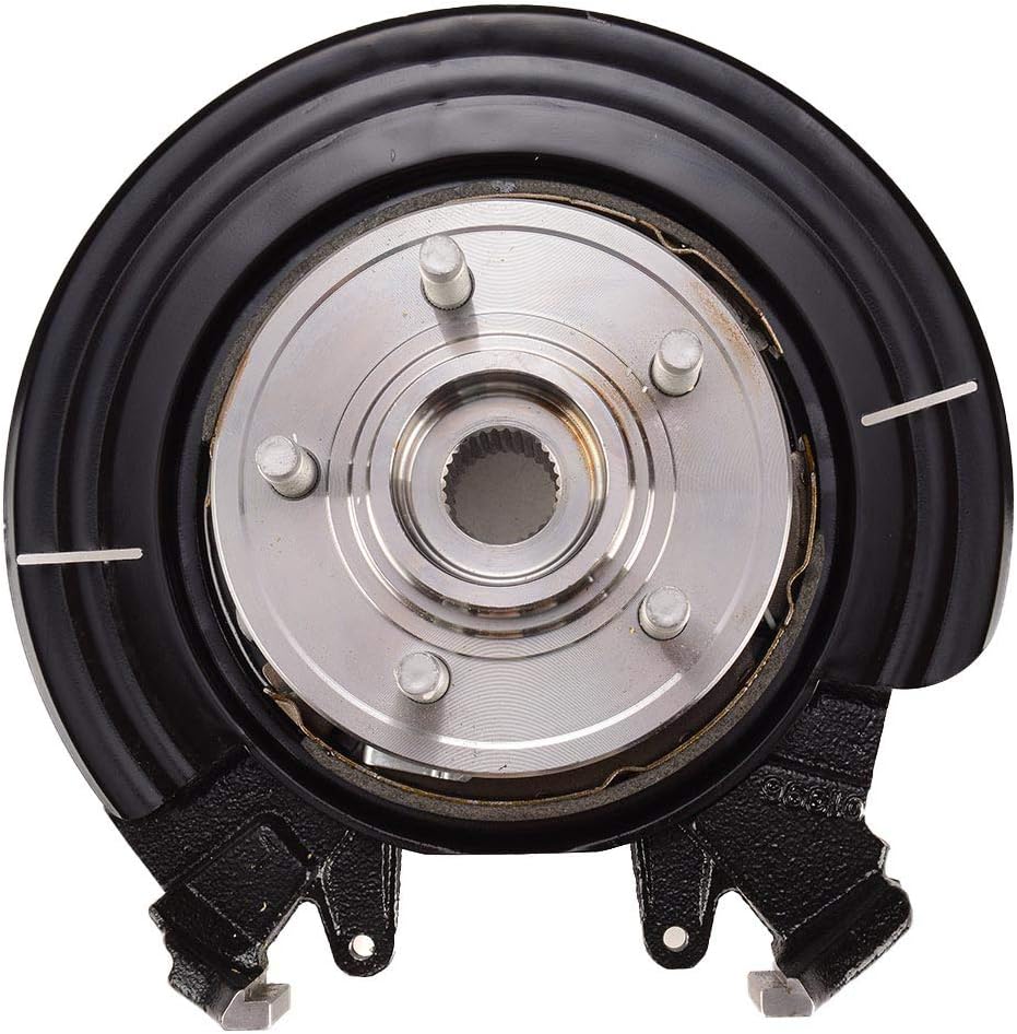 Rear Driver Side Wheel Hub Bearing Steering Knuckle Assembly Replacement for Ford Explorer Mercury Mountaineer 2002-2005