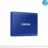 Samsung T7 Portable SSD - 1 TB - USB 3.2 Gen.2 External SSD Indigo Blue (MU-PC1T0H/WW) - 2