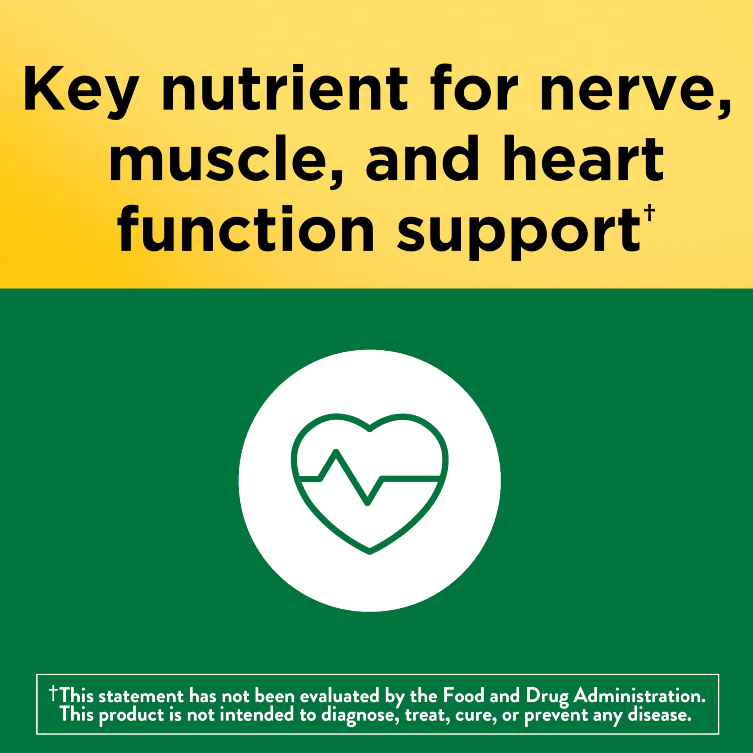 Nature Made Potassium Gluconate 550 mg, Potassium Supplements, 100 Tablets — Amazon image 3