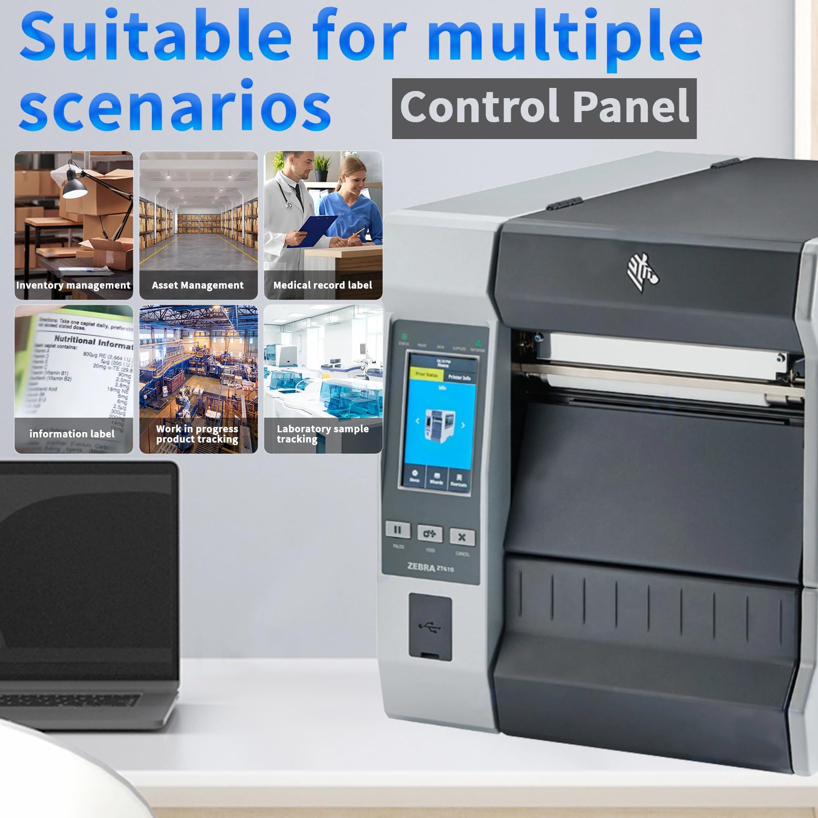 Amazon.com : P1083320-122 Touch Screen Control Panel for Zebra