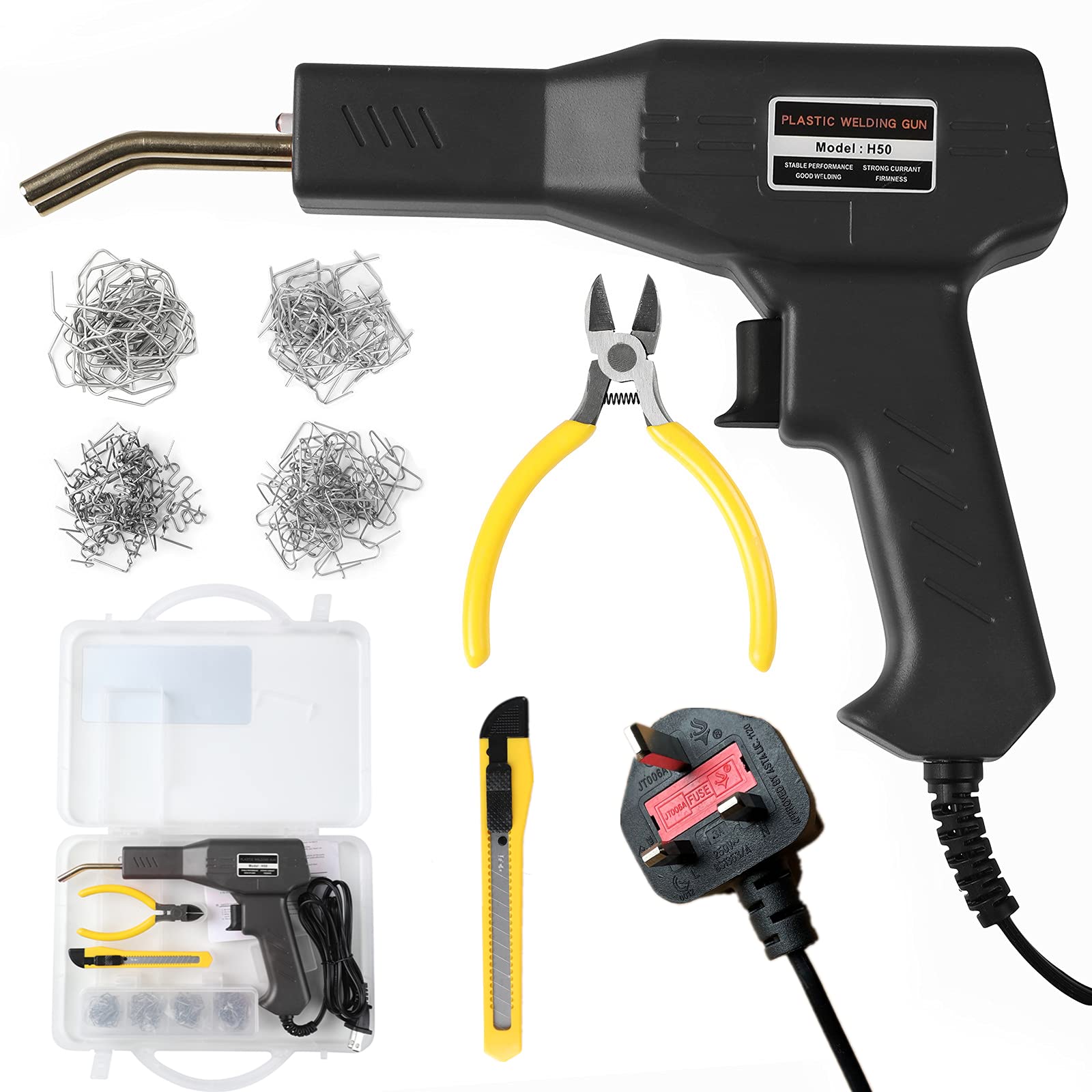 Buy ATOLS Plastic Welding Machine Car Bumper Repair Kit, 50W Hot Ster