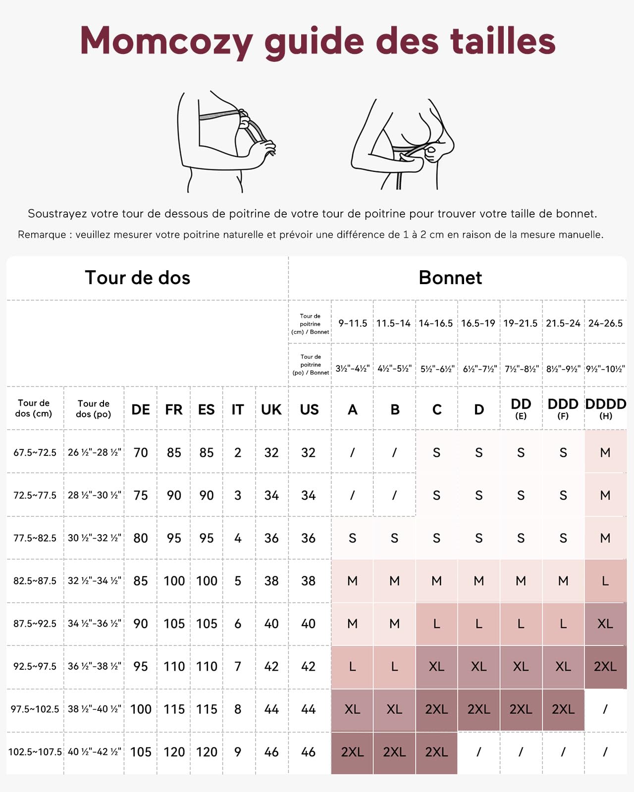 momcozy Soutien Gorge Allaitement de Pompage Mains Libres, Brassière Allaitement Réglable pour Tire-Lait, Soutien-Gorge Confortable 2 en 1