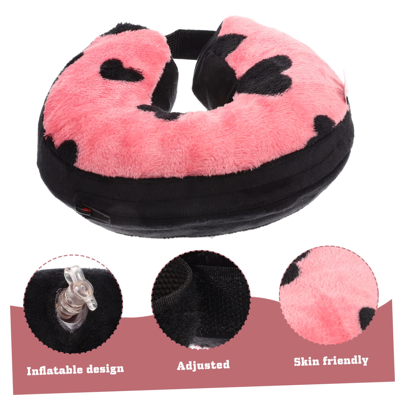 SUPVOX 4piezas Collar Inflable Protector para Gatos Collar De Recuperación Ligero y Cómodo para Mascotas Previene Lameduras y Arañazos Heridas para Recuperación Postquirúrgica