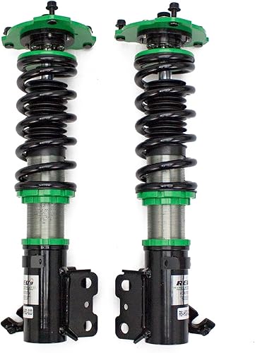 Miniatura 2 de Rev9 R9-HS2-023_1 Hyper-Street II Kit de bajada de suspensión de coilover, amortiguador monotubo con ajuste de rebote de 32 clics, longitud completa